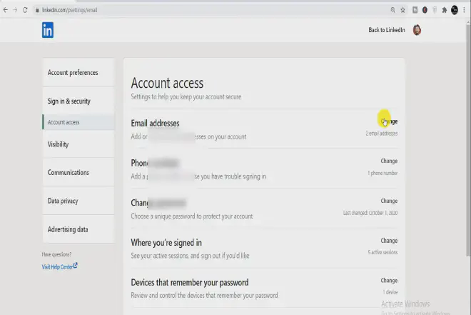 A step-by-step guide on how to change email on LinkedIn
