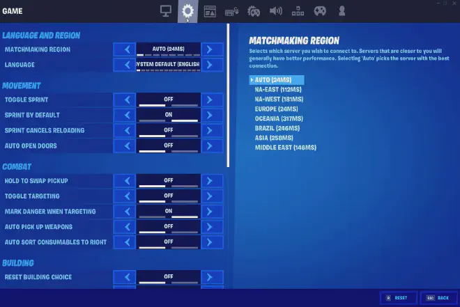 Step-by-step guide on how to change language on Fortnite