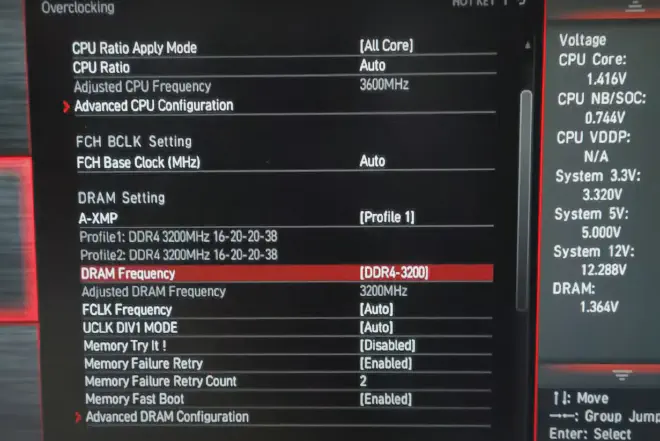 A detailed illustration showing how to change ram speed in BIOS