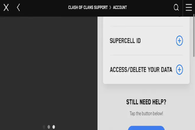 Illustration of how to change Supercell ID email.