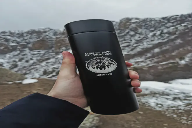 Durable and stylish HydroFlask water bottle for hydration on the go